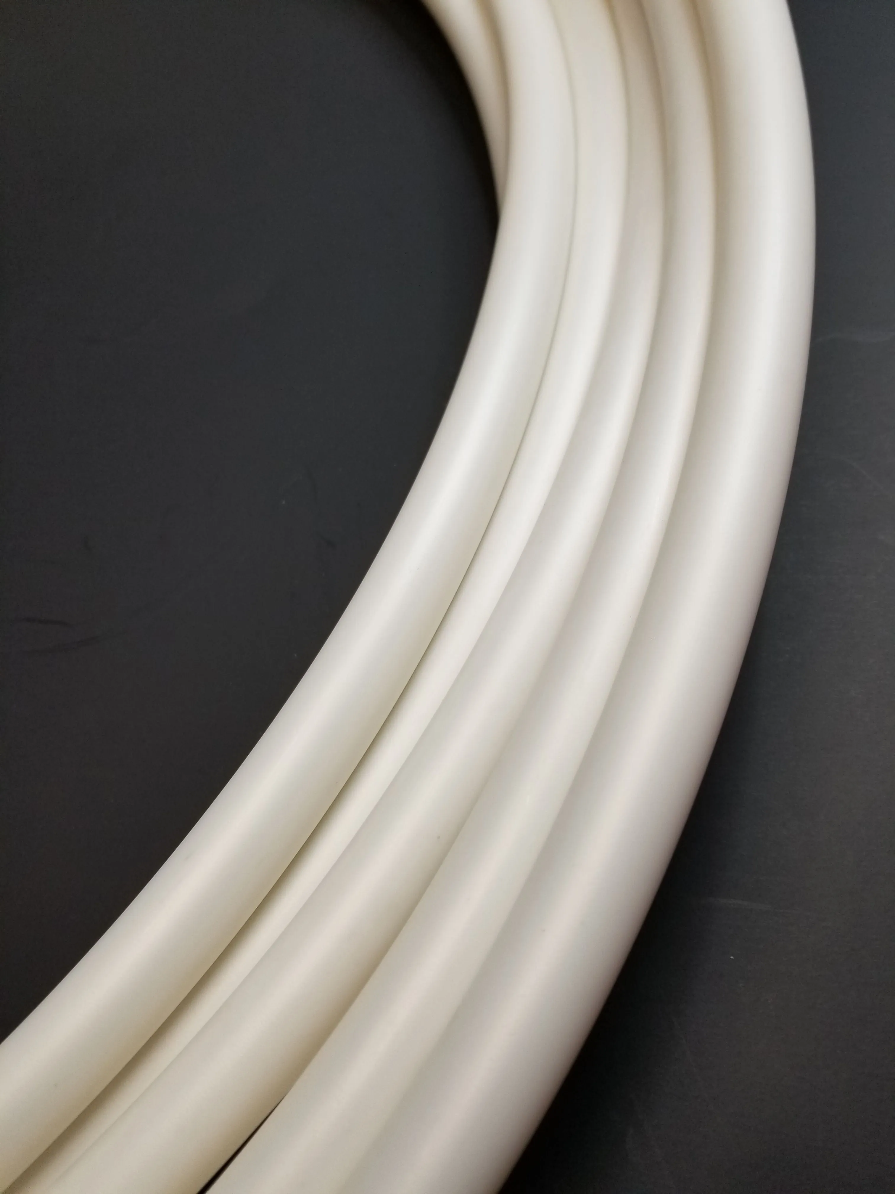 White Moonstone Polypro Bare Hoop 3/4