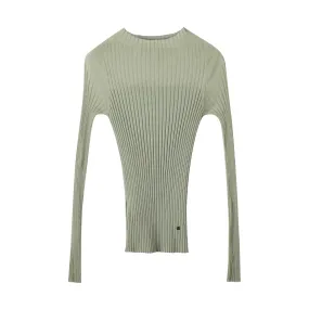 Women Wmk-Lollaaa-Seamless Jumper - Lt-Green