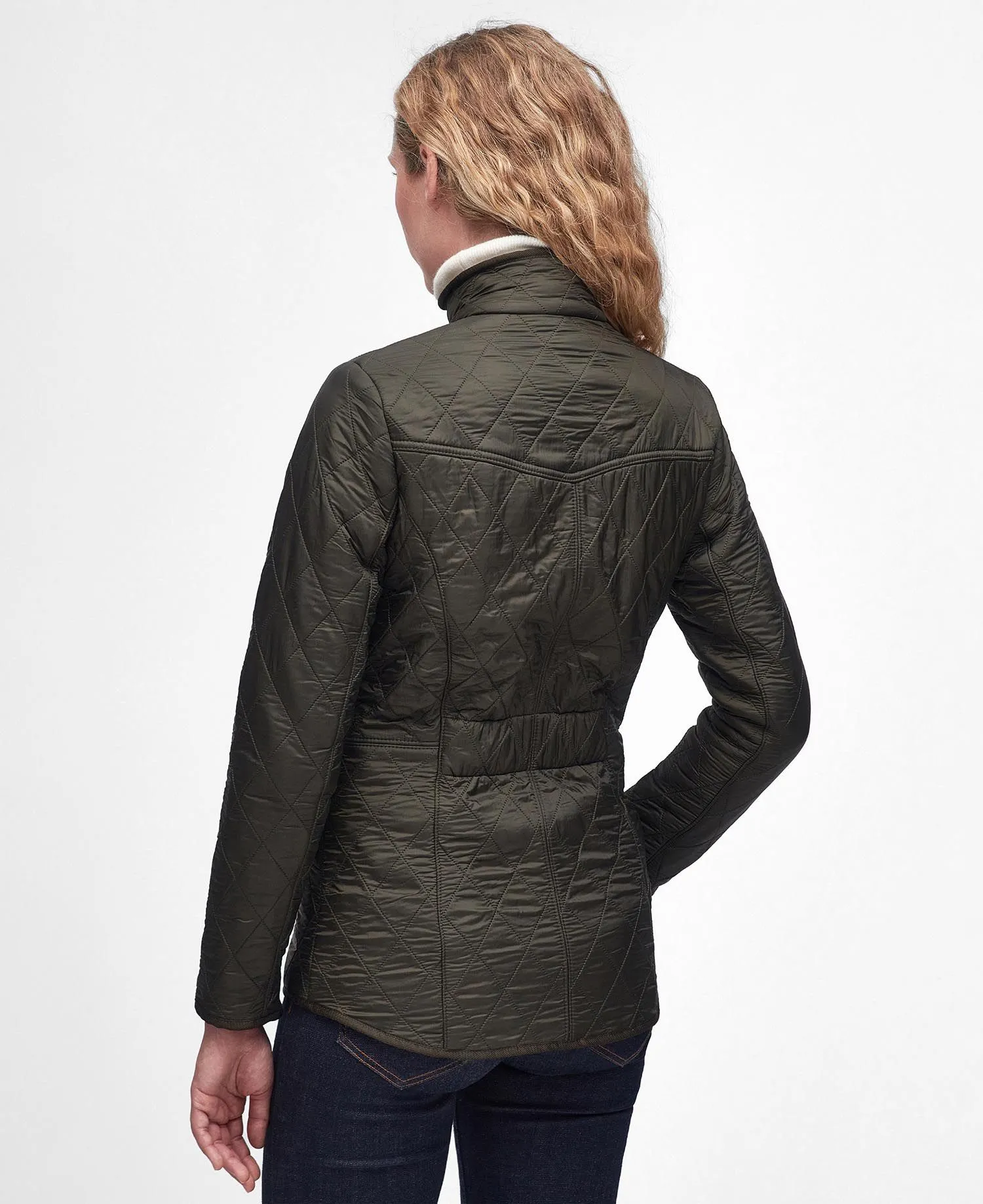 Women's Barbour | Calvary Polarquilt Quilted Jacket | Dark Olive