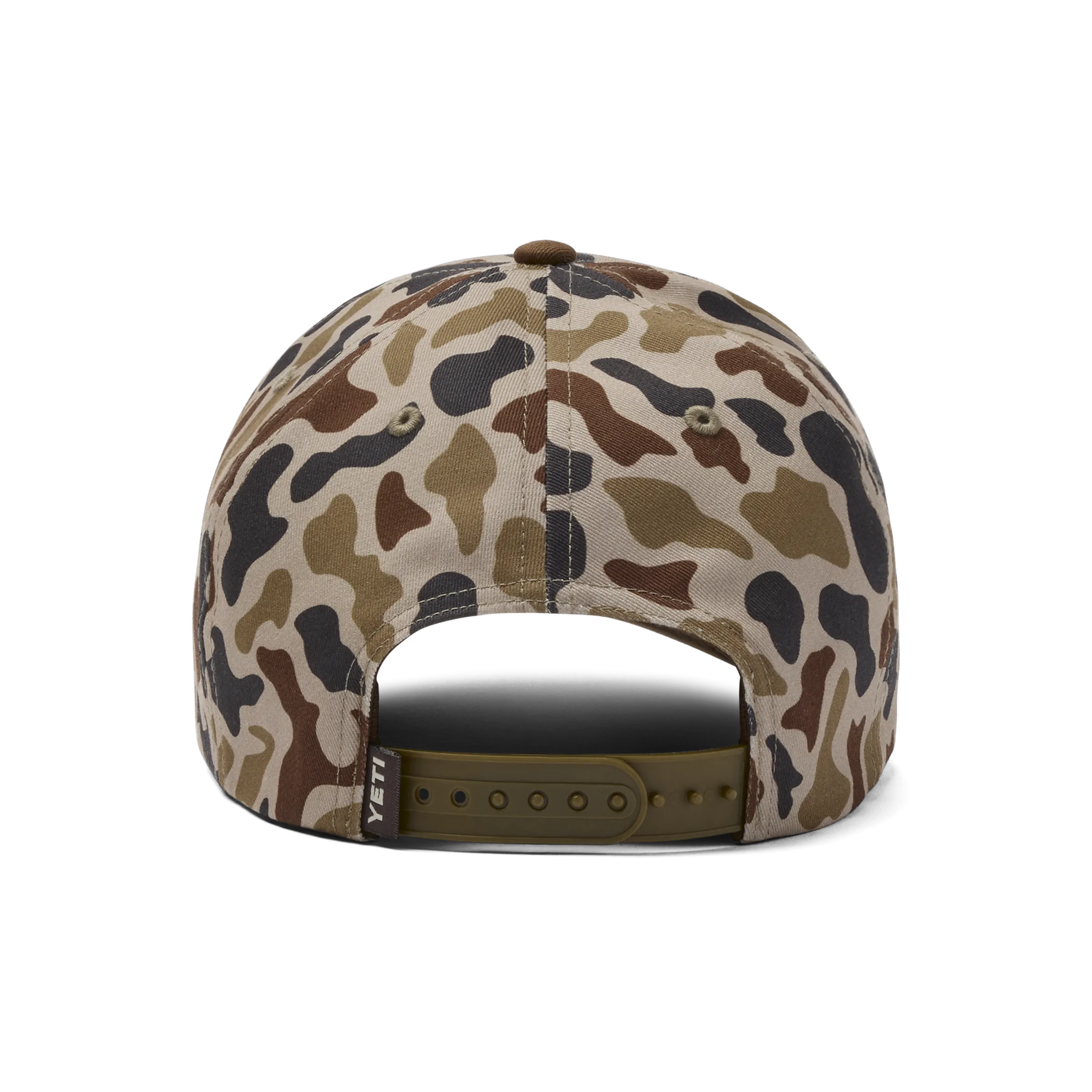 YETI® Wetlands Camo Logo Badge Mid Pro Flat Brim Hat