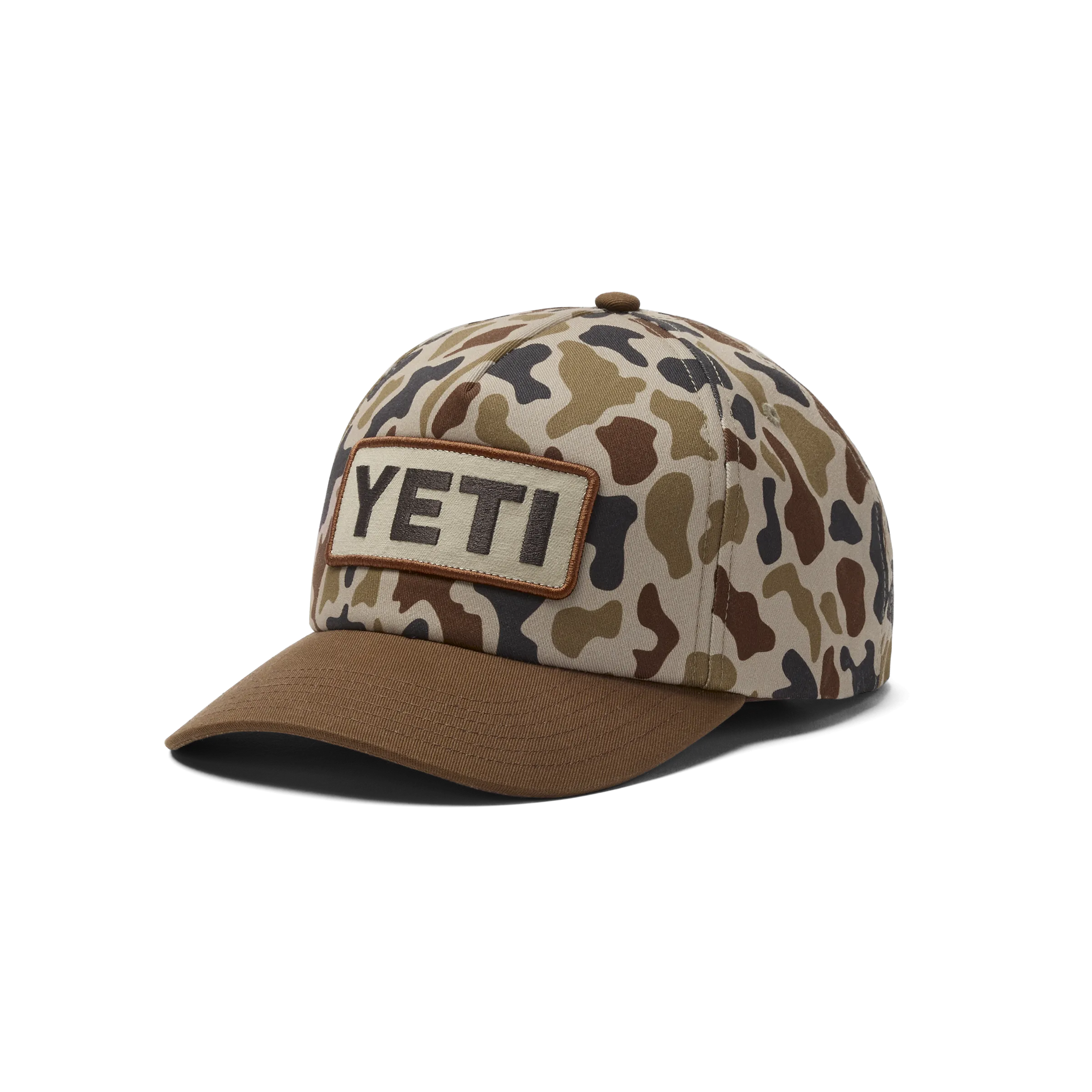 YETI® Wetlands Camo Logo Badge Mid Pro Flat Brim Hat