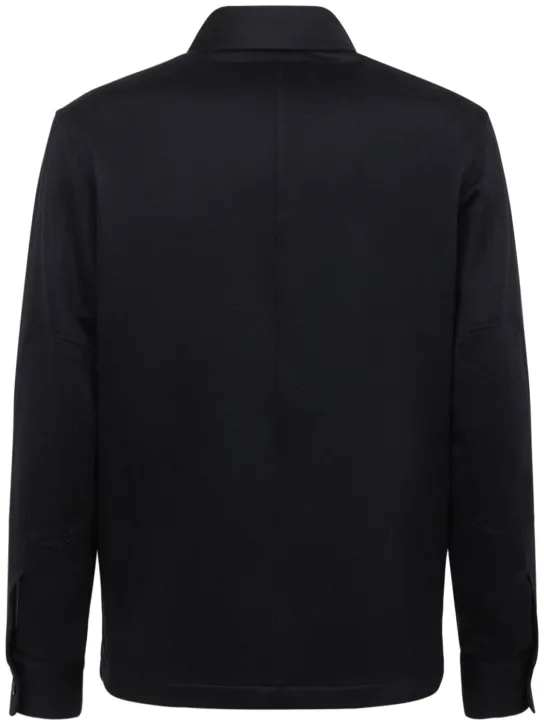 Zegna   Pure cashmere overshirt 